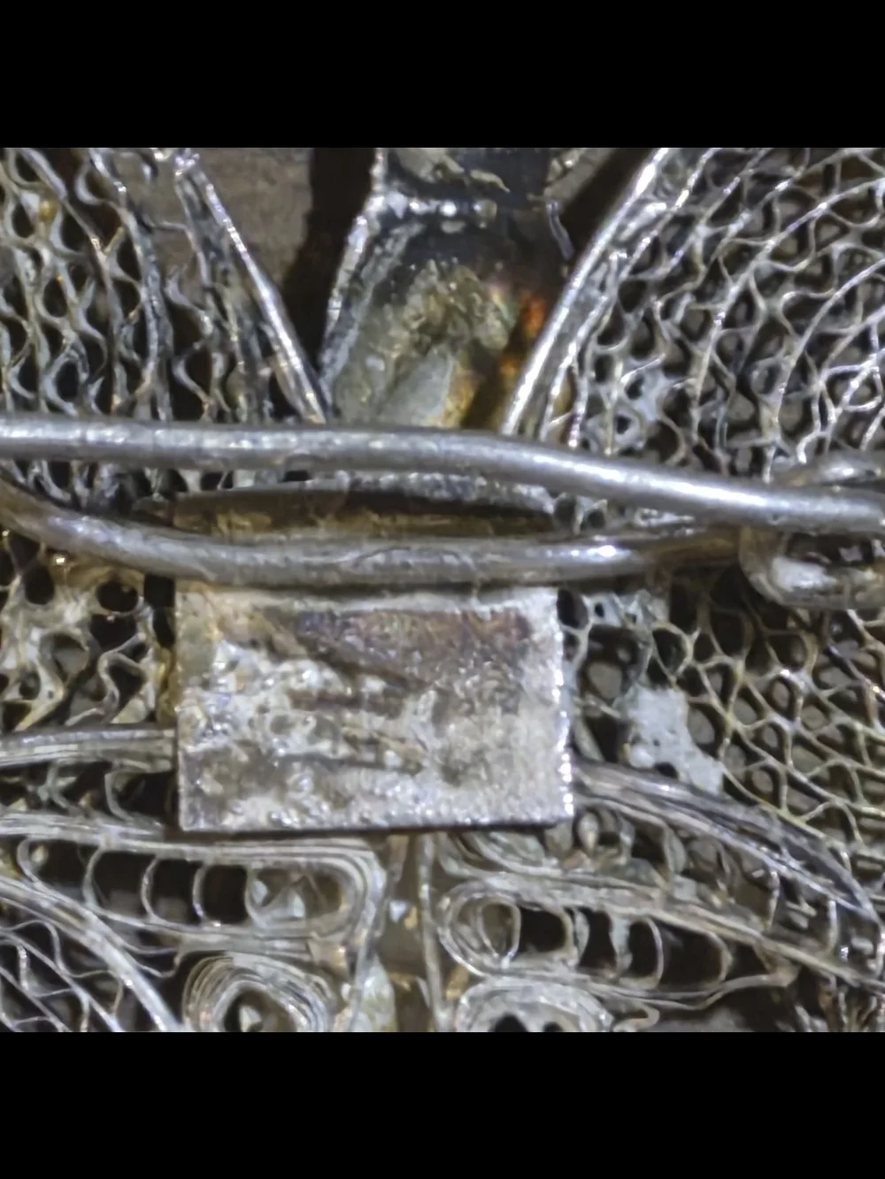 Vintage deep openwork